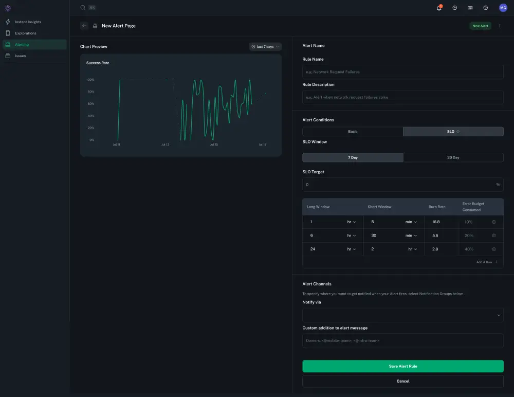 Announcing SLO Alerting